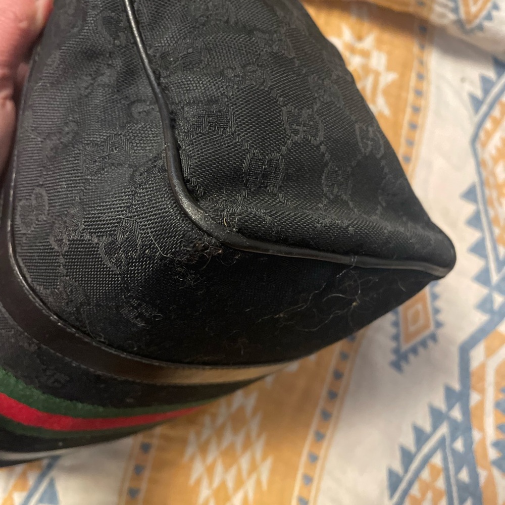 GUCCI - Boston Bag with iconic Sherry Line logo - Picture 6 of 16